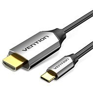 Vention USB-C to HDMI Cable 1m Black Aluminum Alloy Type - Video kábel