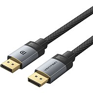 Vention Cotton Braided DP 2.1 Male to Male 16K HD Cable 2M Gray Aluminum Alloy Type - Video Cable