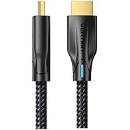 Vention Cotton Braided HDMI-A Male to Male 8K HD Cable 3m Black - Video Cable