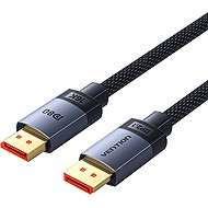 Vention Fabric Braided DP 2.1 Male to Male 80G HD Cable 1.5M Grey Aluminium Alloy Type - Video Cable