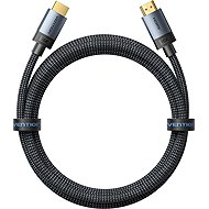 Vention Fabric Braided HDMI-A Male to Male HD Cable 16K 1M Grey - Video Cable