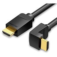 Vention HDMI 2.0 Right Angle Cable 90 Degree 1.5m Black - Videokábel