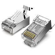 Vention Cat.7 FTP RJ45 Modular Plug Transparent 10er Pack - Steckverbinder