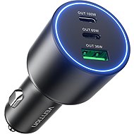 Vention Three-Port USB C+C+A (100W+65W+36W) Car Charger Black ABS Type - Car Charger