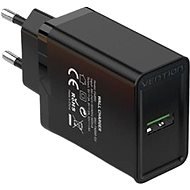 Vention 1-port USB Wall Quick Charger (18W) Black - Töltő adapter