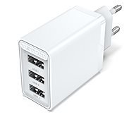Vention 3-port USB Wall Charger (12W/12W/12W) White - AC Adapter