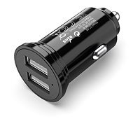 Vention Smart 2-Port USB Car Charger 17W (2x 2.4A) Black Mini Style - Car Charger