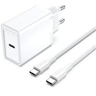 Vention 1-port 25W USB-C Wall Charger with USB-C Cable EU-Plug White - Netzladegerät
