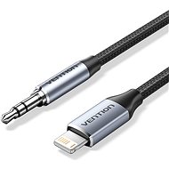 Vention Cotton Braided Lightning Male to 3.5MM Male Cable 1.5M Gray AlloyType Aluminum - Adapter