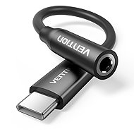 Vention USB-C Male to 3.5MM Earphone Jack with DAC Adapter 0.1M Black - Adapter