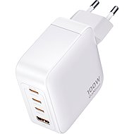 Vention 4-Port USB (C+C+C+A) GaN Charger (100W/100W/30W/30W) EU-Plug White - Wall Charger