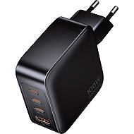 Vention 4-Port USB (C+C+C+A) GaN Charger (100W/100W/30W/30W) EU-Plug Black - Wall Charger