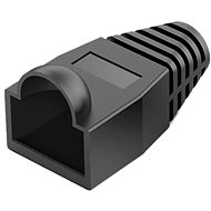 Vention RJ45 Strain Relief Boots Black PVC Style 100 Pack - Connector Cover