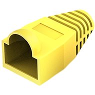 Vention RJ45 Strain Relief Boots Yellow PVC Style 100 Pack - Connector Cover