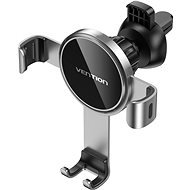 Vention Auto-Clamping Car Phone Mount With Spring Clip Gray Disc Type - Držiak na mobil
