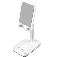 Vention Height Adjustable Desktop Cell Phone Stand White Aluminum Alloy Type - Phone Holder