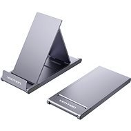 Vention Portable 3-Angle Cell Phone Stand Holder for Desk Gray Aluminium Alloy Type - Phone Holder