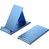 Vention Portable 3-Angle Cell Phone Stand Holder for Desk Blue Aluminium Alloy Type - Telefontartó