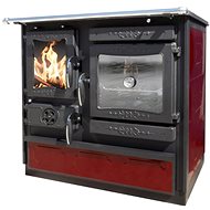 GUČA GULIVER THERMO Smart P right - red - Wood Stove