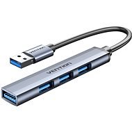 Vention SuperMini USB 3.0 HUB, 0.15m - szürke - USB Hub