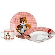 BANQUET Children's 3 Piece Set Bears RED A11867 - Children's Dining Set