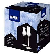 BANQUET Crystal Twiggy Grappa 80 A00990 - Glass Set