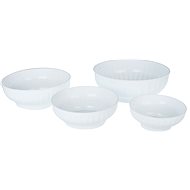 Vetro Plus Set of bowls, 4pcs, white - Kneading Bowl