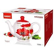 BANQUET RED POPPY A00839 - Teapot