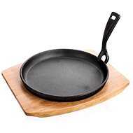BANQUET Cast Iron Pan with Wooden Board A06298 - Pan