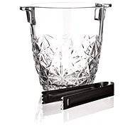 BORMIOLI Ice Bucket with Tongs 900ml A01169 - Set