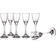 Vetro Plus Liqueur glasses TWIST 55ml 6pcs A01220 - Liqueur Glass