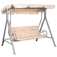 HAPPY GREEN Garden swing for 3 persons TARA, beige - Garden Swing