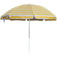 HAPPY GREEN Strand napernyő, sárga-fehér 230cm - Napernyő