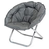 HAPPY GREEN Folding garden chair ANZIO, anthracite - Garden Armchair