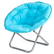 HAPPY GREEN ANZIO Folding Chair, Light Blue - Garden Armchair