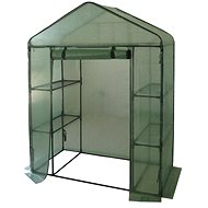HAPPY GREEN Foil tray with shelves, 140 x 73 x 200 cm - Greenhouse Films
