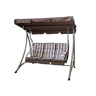 HAPPY GREEN Garden swing for 3 persons SAMOA, dark brown - Garden Swing