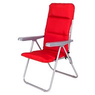 HAPPY GREEN Folding garden chair LOARA, red - Garden Chair