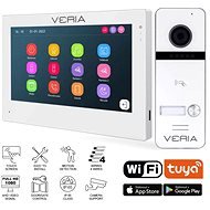 SET Videotelefon VERIA 3001-W (WLAN) weiß + Eingangsstation VERIA 301 - Videotelefon