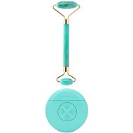 Verk 24362 Masážní váleček Jade Roller s holícím strojkem 3 v 1 modrý - Face Roller