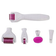 Verk 24590 Derma roller 6 in 1, 0,5 / 1,0 / 1,5 mm, white/purple - Face Roller
