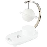 VERK 12368 Lamp with Bluetooth speaker, RGB lighting and wireless charging, saturn - Decorative Lighting