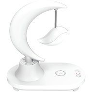 VERK 12368 Lamp with Bluetooth speaker, RGB lighting and wireless charging, whale - Decorative Lighting