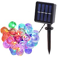 Verk 12298 Solar decorative chain garland 40 LED, 700 cm, Multicolour - Light Chain