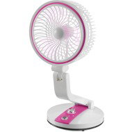 Verk Wireless foldable with LED lamp pink and white - Fan