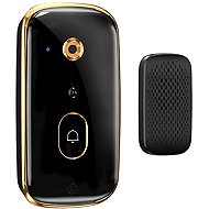 Verk 27623 Wireless WiFi video doorbell with camera, black - Video Doorbell