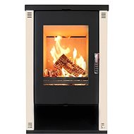 VERSO Theia, ivory, 9 kW, flue 150 mm - Wood Stove