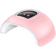 Verk 24528 UV Lamp 18 LED, 54 W, USB, pink - UV Nail Lamp