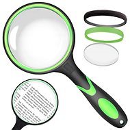 Verk Classic magnifier 90 mm, black-green - Magnifying Glass