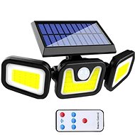Verk 12282 Solar 103 COB LED lighting with PIR motion sensor, IP67, 2400 mAh - LED Reflector
